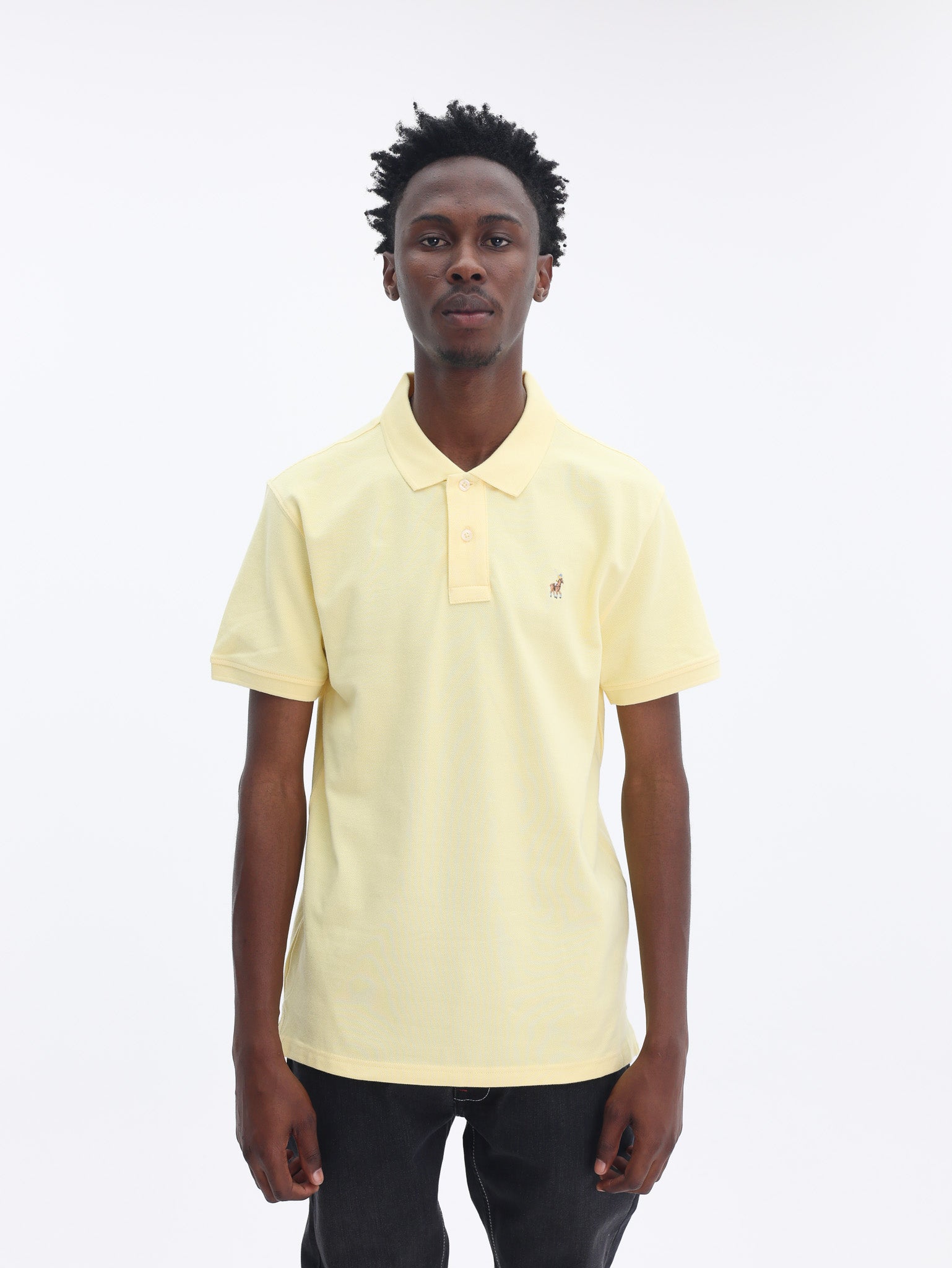 Polo Golfer Logo Yellow